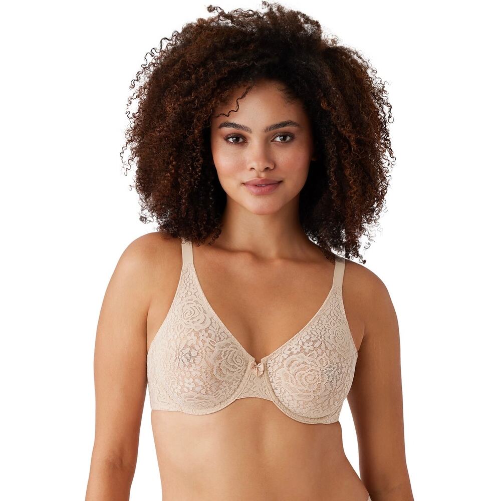 Wacoal Women's Nude Converts To Racerback Halo Lace Underwire Bra Size 30D NWT